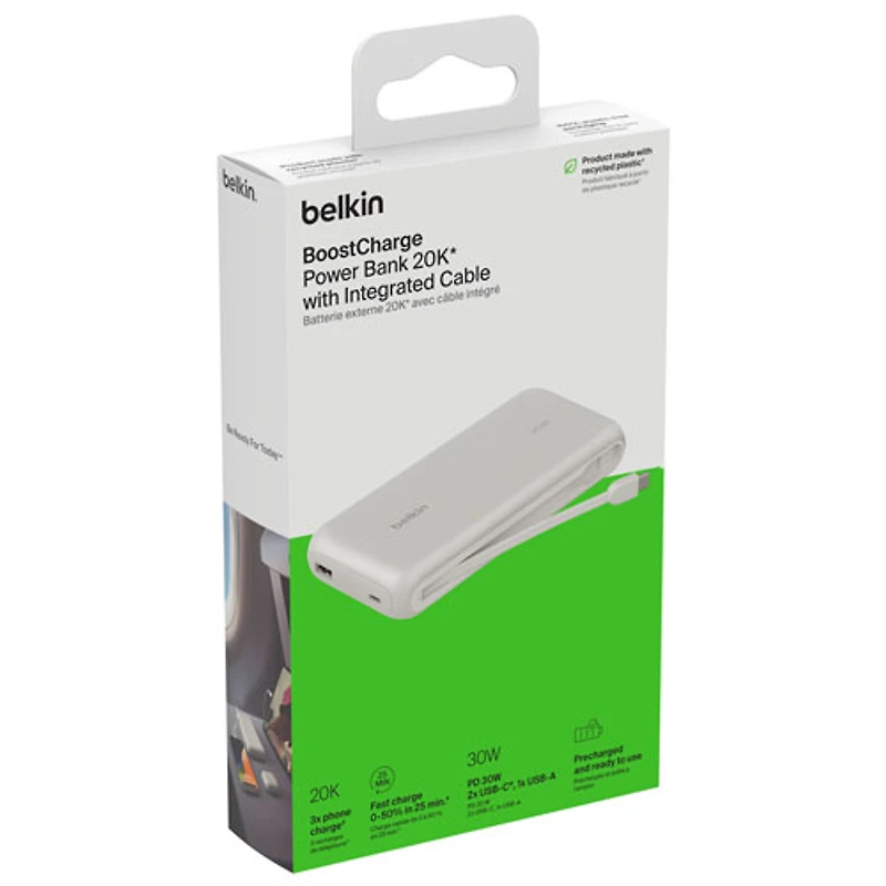 Belkin BoostCharge 20000 mAh USB-C/USB-A Power Bank