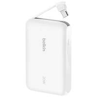 Belkin BoostCharge 10000 mAh USB-C Power Bank - White