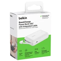 Belkin BoostCharge 10000 mAh USB-C Power Bank - White