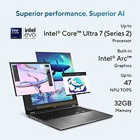 ASUS Vivobook 16 Flip 16" Touchscreen 2-in-1 Copilot+ PC - Matte Grey (Intel Core Ultra 7 258V/32GB RAM/1TB SSD)