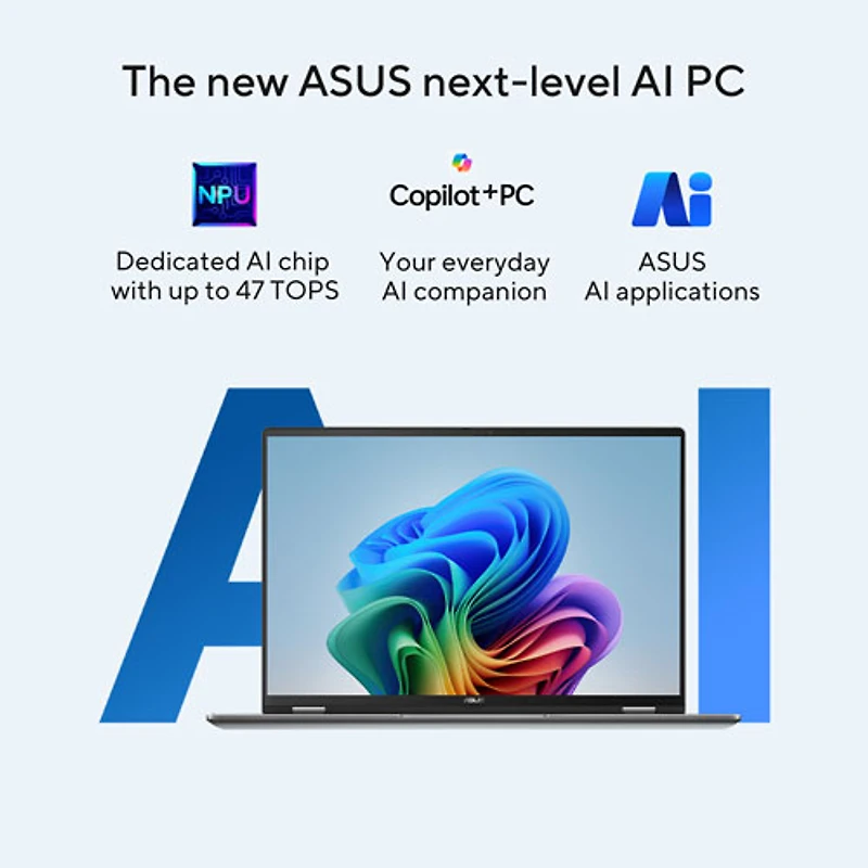 ASUS Vivobook 16 Flip 16" Touchscreen 2-in-1 Copilot+ PC - Matte Grey (Intel Core Ultra 7 258V/32GB RAM/1TB SSD)