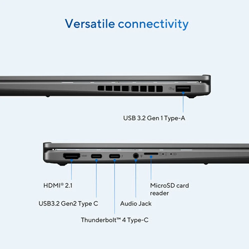 ASUS Vivobook 16 Flip 16" Touchscreen 2-in-1 Copilot+ PC - Matte Grey (Intel Core Ultra 7 258V/32GB RAM/1TB SSD)