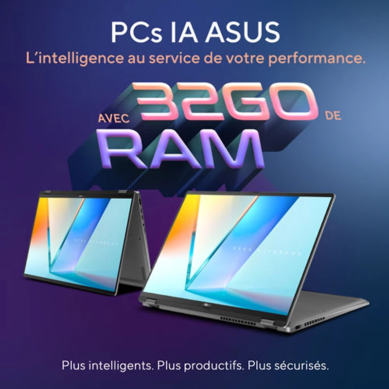 ASUS Vivobook 16 Flip 16" Touchscreen 2-in-1 Copilot+ PC - Matte Grey (Intel Core Ultra 7 258V/32GB RAM/1TB SSD)