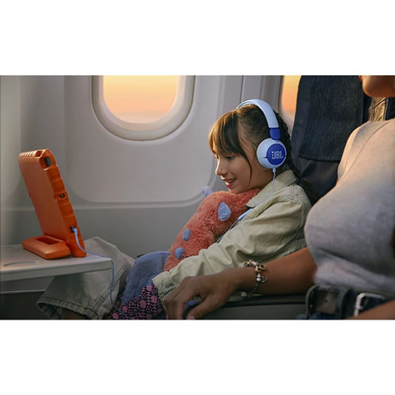 JBL Junior 320 On-Ear Kids Headphones - Blue