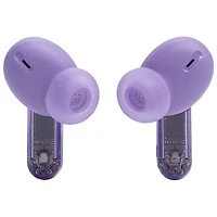 Écouteurs boutons 100 % sans fil à suppression du bruit Tune Beam 2 édition Ghost de JBL - Violet fantôme