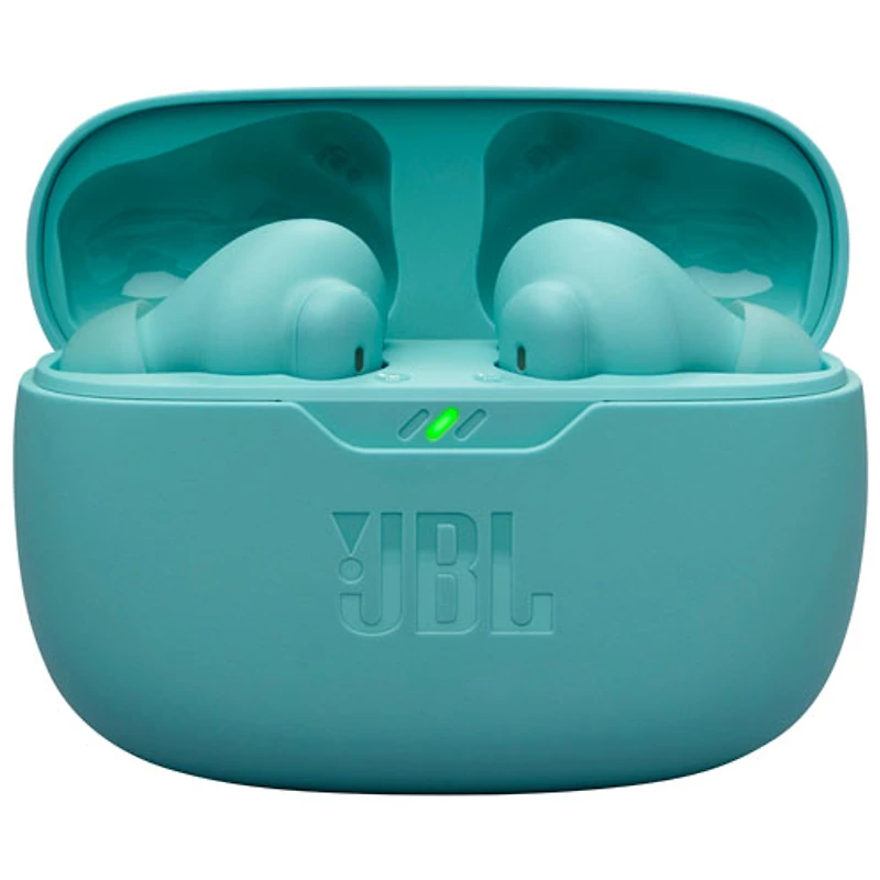 Écouteurs boutons 100 % sans fil à suppression du bruit Vibe Beam 2 de JBL - Bleu