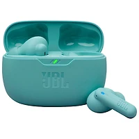 Écouteurs boutons 100 % sans fil à suppression du bruit Vibe Beam 2 de JBL - Bleu