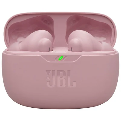 Écouteurs boutons 100 % sans fil à suppression du bruit Vibe Beam 2 de JBL - Rose