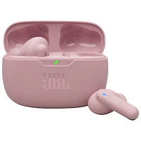 Écouteurs boutons 100 % sans fil à suppression du bruit Vibe Beam 2 de JBL - Rose