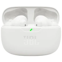 Écouteurs boutons 100 % sans fil à suppression du bruit Vibe Beam 2 de JBL - Blanc