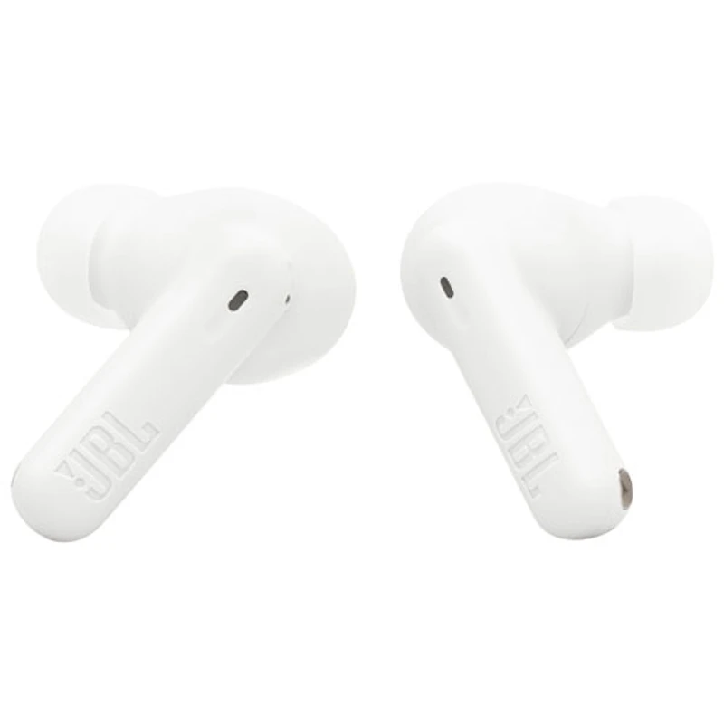 Écouteurs boutons 100 % sans fil à suppression du bruit Vibe Beam 2 de JBL - Blanc