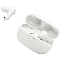 Écouteurs boutons 100 % sans fil à suppression du bruit Vibe Beam 2 de JBL - Blanc