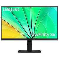 Samsung ViewFinity S6 32" QHD 100Hz 5ms GTG IPS LED Monitor (LS32D606UANXGO) - Black