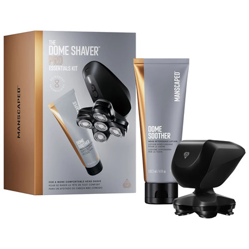 Trousse d'accessoires essentiels avec rasoir sans fil pour la tête Dome Shaver Pro de Manscaped