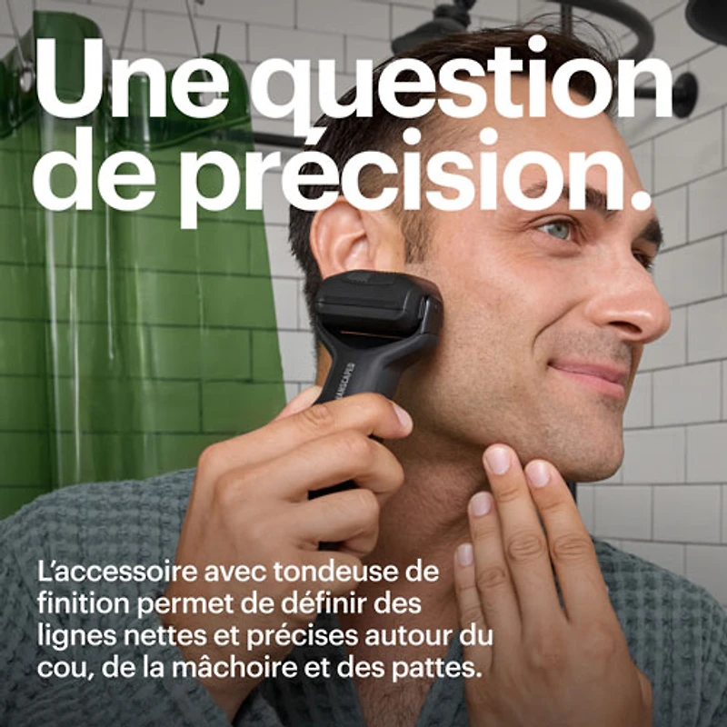 Trousse d'accessoires essentiels avec rasoir sans fil pour le visage Chairman Plus de Manscaped