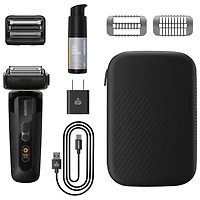 Trousse d'accessoires de rasage essentiels avec tondeuse à grille sans fil Chairman Pro de Manscaped