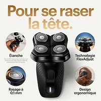 Trousse d'accessoires essentiels avec rasoir sans fil pour la tête et le cuir chevelu Dome Shaver Plus de Manscaped