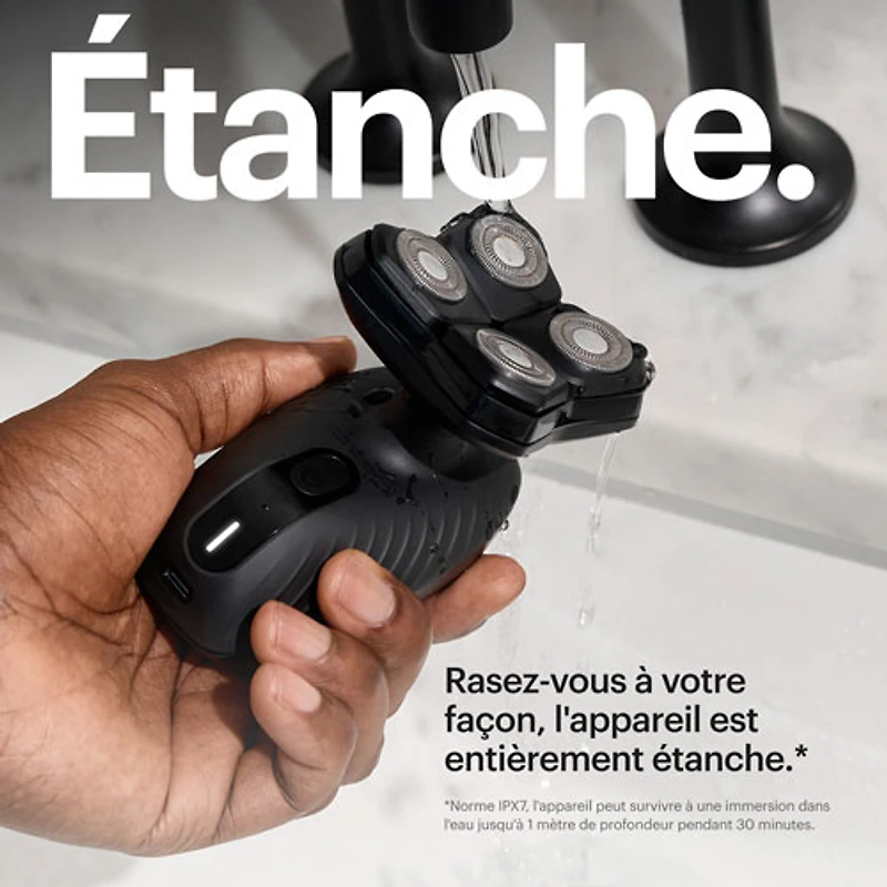 Trousse d'accessoires essentiels avec rasoir sans fil pour la tête et le cuir chevelu Dome Shaver Plus de Manscaped