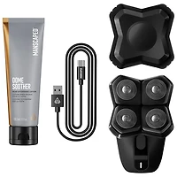Trousse d'accessoires essentiels avec rasoir sans fil pour la tête et le cuir chevelu Dome Shaver Plus de Manscaped