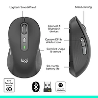 Logitech Signature Plus M750 L Bluetooth Optical Mouse - Graphite