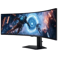 Moniteur FreeSync DEL incurvé VA WQHD 144Hz 49 po Odyssey G9 Samsung/1 ms GTG (LS49FG910ENXZA)-Noir