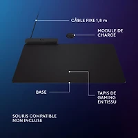 Logitech G POWERPLAY 2 Gaming Mouse Pad with Wireless Charging