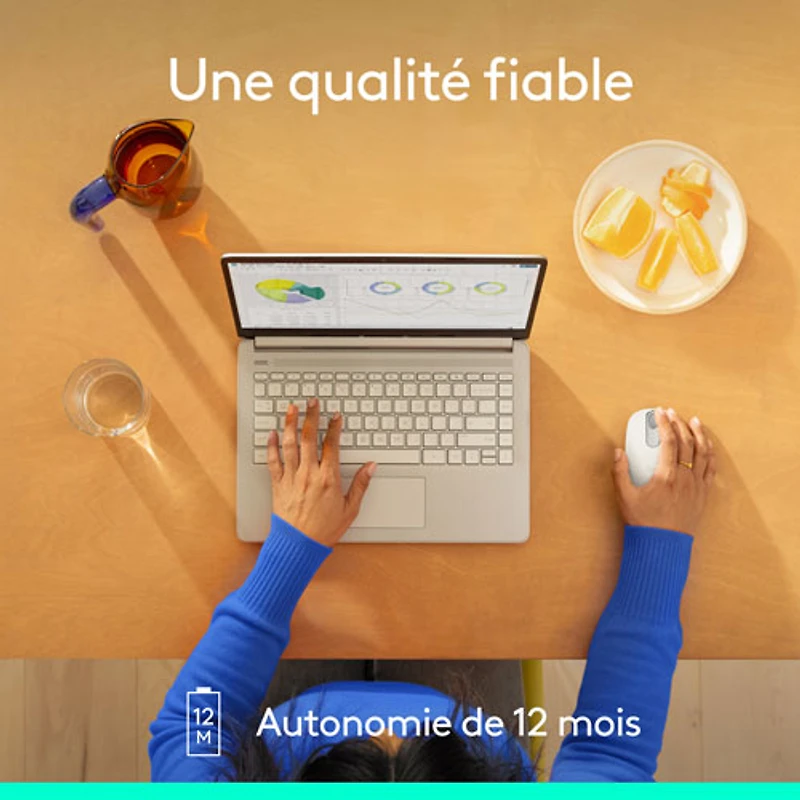 Souris optique Bluetooth de 1000 ppp M196 de Logitech