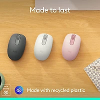 Souris optique Bluetooth de 1000 ppp M196 de Logitech - Rose