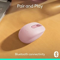 Souris optique Bluetooth de 1000 ppp M196 de Logitech - Rose