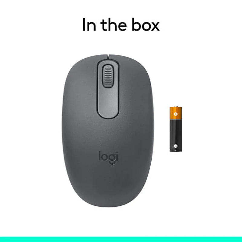 Logitech M196 1000 DPI Bluetooth Optical Mouse - Graphite