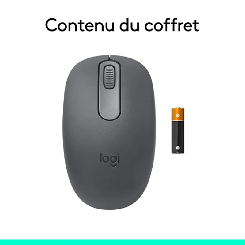 Logitech M196 1000 DPI Bluetooth Optical Mouse - Graphite