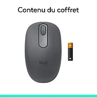 Logitech M196 1000 DPI Bluetooth Optical Mouse - Graphite