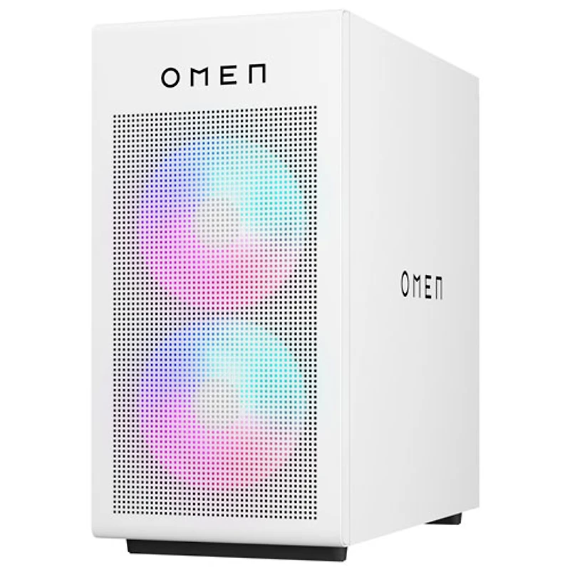 HP Omen 35L Gaming PC - White (AMD Ryzen 7 8700F/32GB RAM/2TB SSD/GeForce RTX 5070/Windows 11) - Only at Best Buy
