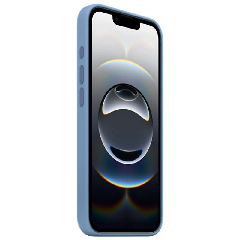 Étui rigide ajusté en silicone d'Apple pour iPhone 16e - Bleu hivernal