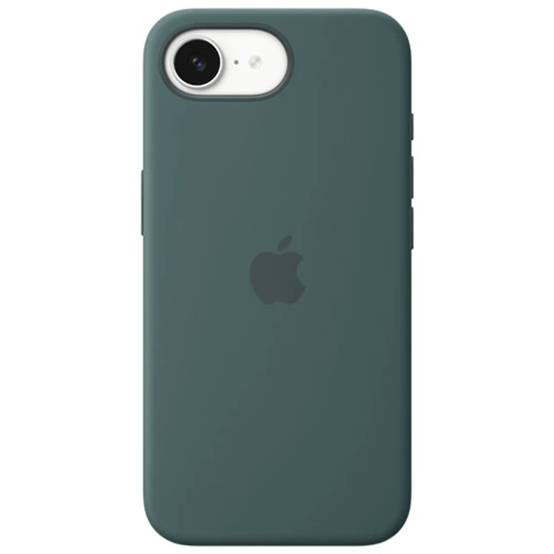 Apple Silicone Fitted Hard Shell Case for iPhone 16e - Lake Green