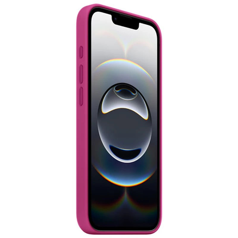 Étui rigide ajusté en silicone d'Apple pour iPhone 16e - Fuchsia