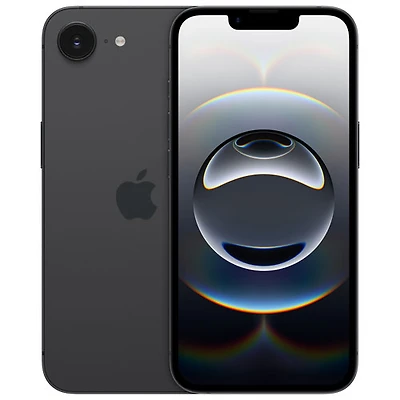iPhone 16e de 256 Go d'Apple avec Bell - Noir - Financement mensuel