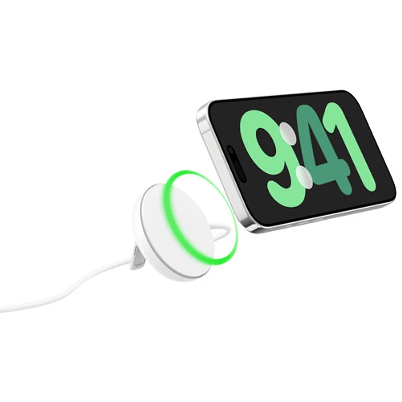 Belkin 15W Qi2 Wireless Magnetic Charging Pad - White