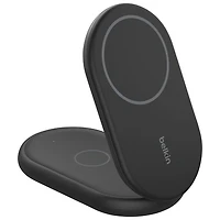 Belkin 2-in-1 15W Qi2 Wireless Foldable Charging Stand - Black