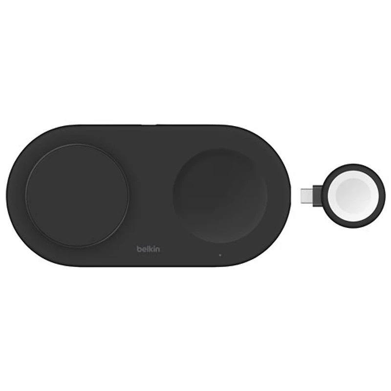 Belkin 3in-1 15W Qi2 Wireless USB-C Charging Pad - Black