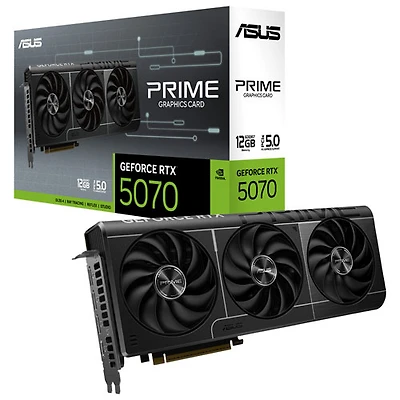 Carte graphique Prime GeForce RTX 5070 12 Go GDDR7 d'ASUS