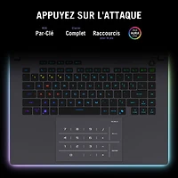 Portable jeu 16 po ROG Strix G16 16 po d'ASUS - Gris éclipse (Core Ultra 9-275HX d'Intel/RAM 32 Go/SSD 1 To/RTX 5080)