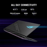 Portable jeu 16 po ROG Strix SCAR d'ASUS - Noir (Core Ultra 9 275HX d'Intel/RAM 64 Go/SSD 4 To/RTX 5090)