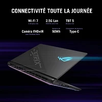 Portable jeu 16 po ROG Strix SCAR d'ASUS - Noir (Core Ultra 9 275HX d'Intel/RAM 64 Go/SSD 4 To/RTX 5090)