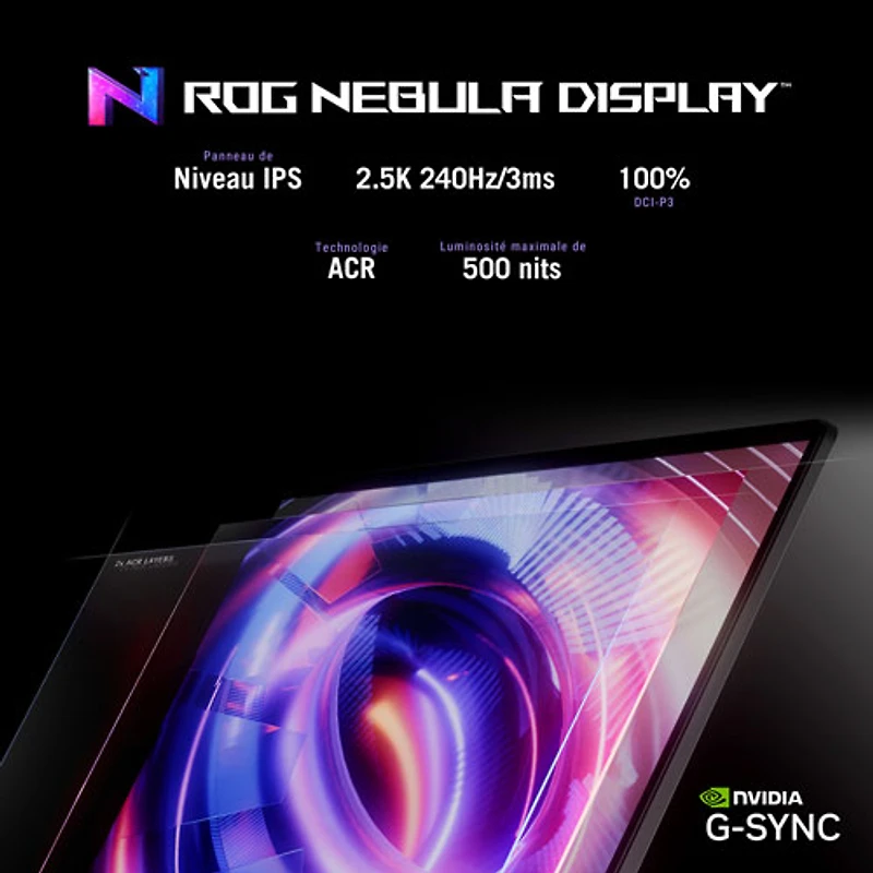 Portable jeu 16 po ROG Strix SCAR d'ASUS - Noir (Core Ultra 9 275HX d'Intel/RAM 64 Go/SSD 4 To/RTX 5090)
