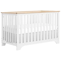 Lit de bébé transformable 5-en-1 avec table à langer Orion de Dream On Me - Blanc