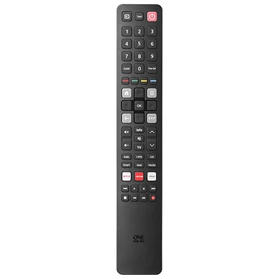 One For All TCL TV Replacement Remote Control (URC4922) - Black