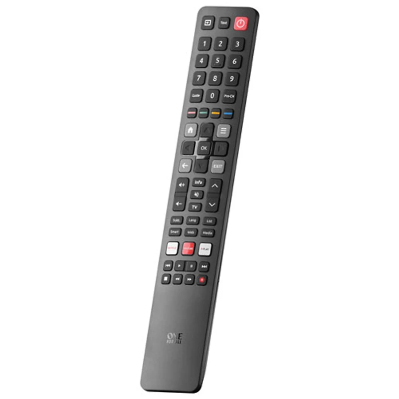 One For All TCL TV Replacement Remote Control (URC4922) - Black