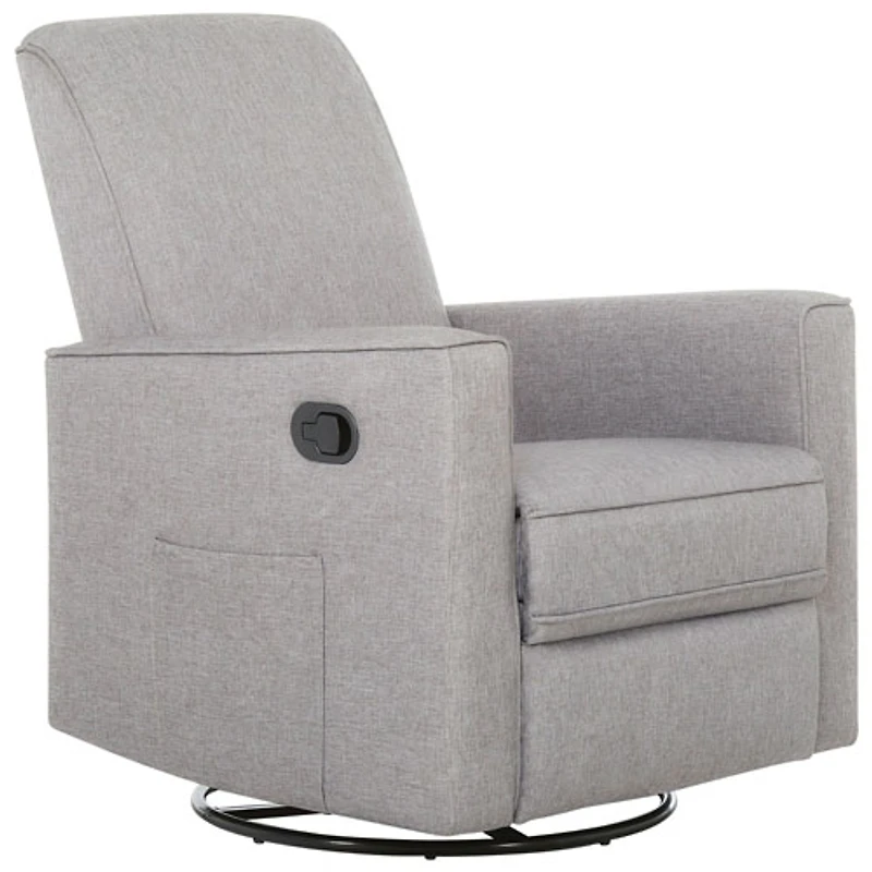 Fauteuil coulissant pivotant à 360 degrés Raleigh de Evolur - Gris pâle