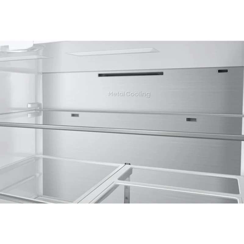Samsung 36" 22.5 Cu. Ft. French Door Refrigerator w/ Water Dispenser & 9" AI Home Screen (RF90F23BECRAA) - SS
